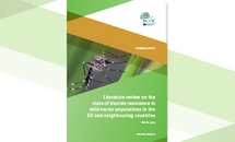 Cover of the report: "Literature review on the state of biocide resistance in wild vector populations in the EU and neighbouring countries"