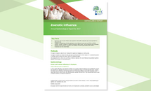 Cover of the 2017 AER for zoonotic influenza Thumbnail