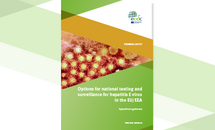Cover for options for national testing and surveillance for hepatitis E virus in the EU/EEA Thumbnail