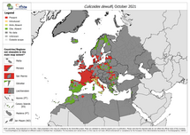 Culicoides dewulfi - current known distribution: October 2021