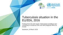 Cover of the presentation on TB in the EU/EEA, 2016 Thumbnail