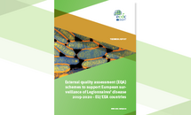 cover of the report: External quality assessment (EQA) schemes to support European surveillance of Legionnaires’ disease 2019-2020 - EU/EEA countries