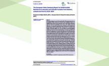 Cover of the report: "The European Union Summary Report on Antimicrobial Resistance in zoonotic and indicator bacteria from humans, animals and food in 2023–2024"