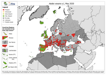 Aedes vexans s.l. - current known distribution: May 2020