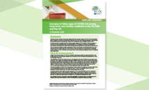 Cover: Rapid Risk Assessment: Increase in fatal cases of COVID-19 among long-term care facility residents in the EU/EEA and the UK
