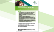 Seasonal influenza 2023-2024 AER Cover