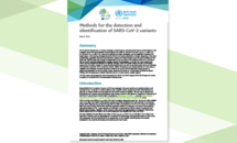 Cover: Methods for the detection and identification of SARS-CoV-2 variants