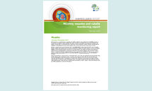 Monthly measles and rubella monitoring report, February 2018 Thumbnail