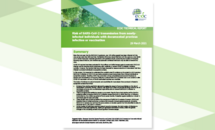 Cover: risk of SARS-CoV-2 transmission from infected individuals with documented previous infection or vaccination 