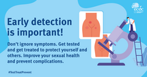 Early detection STI social media card