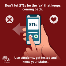Social media card: Swipe left on STIs
