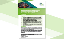 Surveillance report on interim COVID-19  vaccination coverage in the EU/EEA,  August 2024 – January 2025