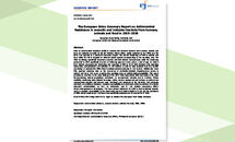 The European Union Summary Report on Antimicrobial Resistance in zoonotic and indicator bacteria from humans, animals and food in 2019–2020 cover