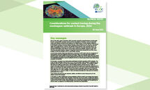 Considerations for contact tracing during the monkeypox outbreak cover