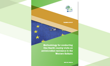 Cover of the report: "Methodology for conducting One Health country visits on antimicrobial resistance in the Western Balkans"