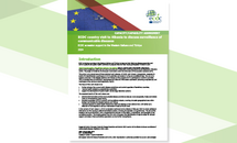 Cover of the report: "ECDC country visit to Albania"