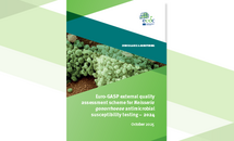 Cover of the report: "Euro-GASP external quality assessment scheme for Neisseria gonorrhoeae antimicrobial susceptibility testing"