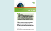 Cover for HIV and AIDS - Annnual Epidemiological Report Thumbnail