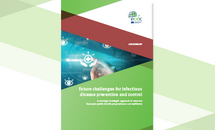 Cover of the report: "Future challenges for infectious disease prevention and control"