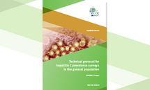 Cover of the report: Technical protocol for hepatitis C prevalence surveys in the general population" Thumbnail