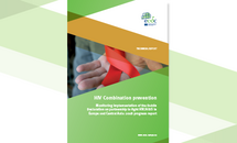 Cover of the report: "HIV Combination prevention - Monitoring implementation of the Dublin Declaration"