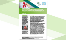 cover of the report: "Progress towards reaching the Sustainable Development Goals related to HIV in the European Union and European Economic Area Monitoring implementation of the Dublin Declaration on partnership to fight HIV/AIDS"