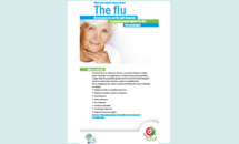 Cover of factsheet about influenza for risk groups Thumbnail