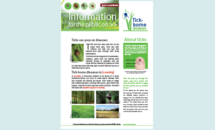 Cover of infosheet about Lyme for the general public Thumbnail