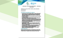 Cover for Regional situation assessment - Seasonal influenza, 2019–2020 Thumbnail