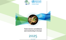 Cover of the report: "Tuberculosis surveillance and monitoring in Europe 2025 - 2024 data"