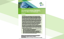 Cover of the report: "ECDC framework to guide the integration of wastewater-based surveillance into infectious disease surveillance at the EU/EEA level"