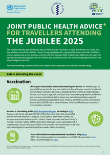 Public health advice for travellers attending the Jubilee 2025