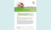 Cover of the Listeriosis AER for 2015 Thumbnail
