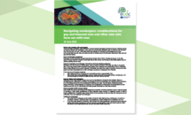 Cover - Navigating monkeypox: considerations for gay and bisexual men and other men who have sex with men