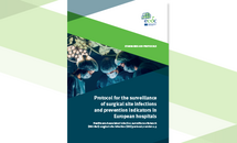 Cover of the report: "Protocol for the surveillance of surgical site infections and prevention indicators in European hospitals"