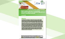 Cover of the Rapid Outbreak Assessment on the multi-country outbreak of Salmonella