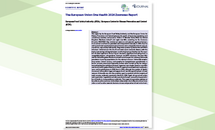 The European Union One Health 2024 Zoonoses report cover