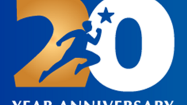 20-year anniversary logo