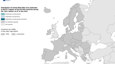West Nile virus in Europe in 2023 - outbreaks among equids and/or birds, updated 31 May 2023