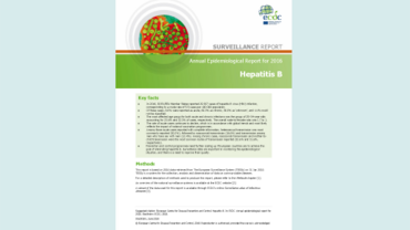 Cover of the hepatitis B AER for 2016