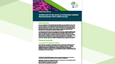Analysis plan for the survey of carbapenem-resistant Enterobacterales 2025 cover.png