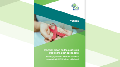 Coc_Monitoring implementation of the Dublin Declaration on partnership to fight HIV-AIDS in Europe and Central Asia_2025 progress report cover.png