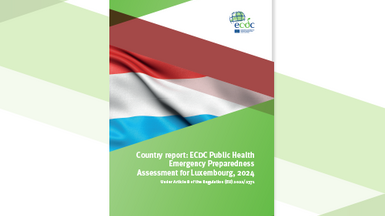 Cover Country report: ECDC Public Health Emergency Preparedness Assessment for Luxembourg, 2024