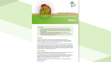 Cover for Malaria Annual Epidemiological Report for 2016
