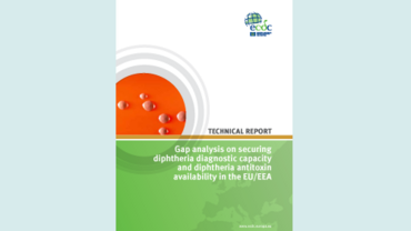 Cover of the gap analysis on securing diphtheria diagnostic capacity technical report