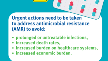 Social media card: Urgent action needed to address antimicrobial resistance