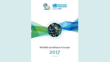 Cover of the HIV/AIDS surveillance in Europe, 2017