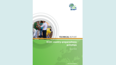 Cover of the technical report on ECDC country preparedness activities, 2013-2017