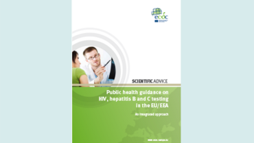 Cover of Public health guidance on HIV, hepatitis B and C testing in the EU/EEA 