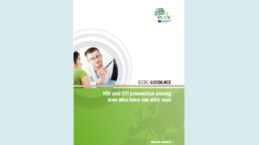 Cover of the guidance report: HIV and STI prevention among men who have sex with men